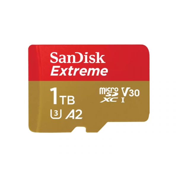 Sandisk MicroSD Extreme kártya 1TB, 190/130 MB/s, A2, C10, V30, UHS-I, U3 (121590)